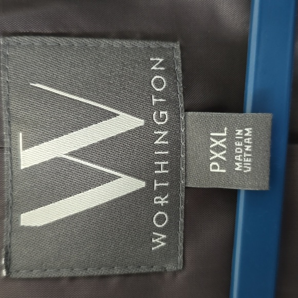 WORTHINGTON BRAND WOMEN'S HEATHER GRAY PLUS PETITE SIZE PXXL - Picture 3 of 16